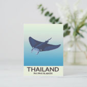 Carte Postale Affiche de voyage aux îles Phi Phi en Thaïlande (Debout devant)