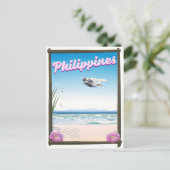 Carte Postale Affiche de voyage aux Philippines (Debout devant)