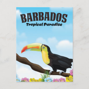 Carte Postale Affiche de voyage Barbade Paradis Tropical