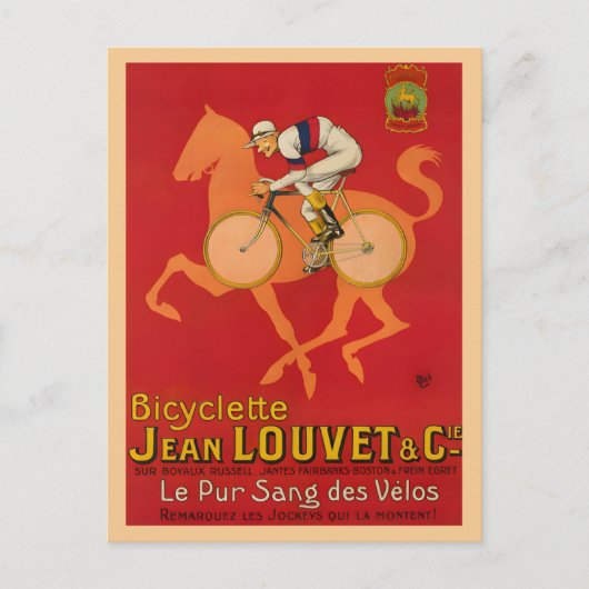 Carte Postale Affiche de voyage Bicyclette (Devant)