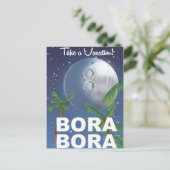 Carte Postale Affiche de voyage Bora Bora Moon (Debout devant)