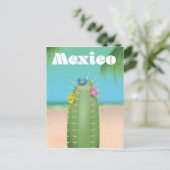 Carte Postale Affiche de voyage Cactus Mexique (Debout devant)