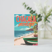 Carte Postale affiche de voyage Chacala Mexico (Debout devant)