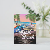 Carte Postale Affiche de voyage Crystal Beach Texas (Debout devant)