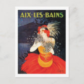 Carte Postale Affiche de voyage d'Aix Les Bains (Devant)