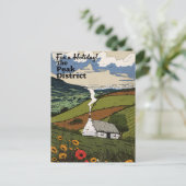 Carte Postale Affiche de voyage dans le Peak District (Debout devant)