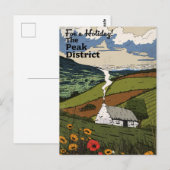 Carte Postale Affiche de voyage dans le Peak District (Devant / Derrière)