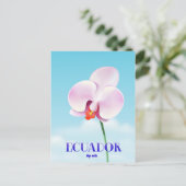 Carte Postale Affiche de voyage dans l'orchidée équatorienne (Debout devant)