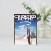 Carte Postale Affiche de voyage de Crested Butte Colorado (Debout devant)
