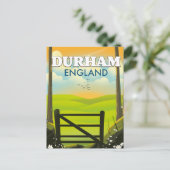 Carte Postale Affiche de voyage de Durham Angleterre (Debout devant)