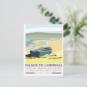 Carte Postale Affiche de voyage de Falmouth Cornwall (Debout devant)