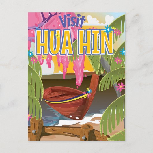 Carte Postale Affiche de voyage de Hua Hin Thaïlande (Devant)