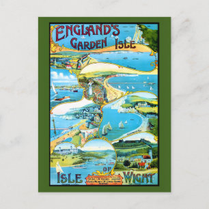Carte Postale Affiche de voyage de l'île de Wight