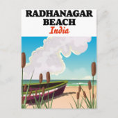 Carte Postale Affiche de voyage de Radhanagar Beach Inde (Devant)