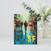 Carte Postale Affiche de voyage de San Francisco (Debout devant)