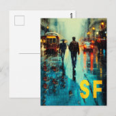 Carte Postale Affiche de voyage de San Francisco (Devant / Derrière)