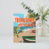 Carte Postale Affiche de voyage de Troncones Beach Mexique (Debout devant)