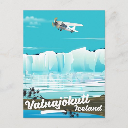 Carte Postale Affiche de voyage de Vatnajökull (Devant)