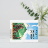 Carte Postale Affiche de voyage des éléphants belges du Congo 19 (Debout devant)