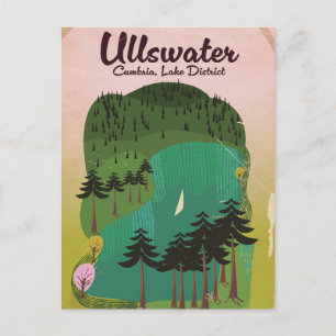 Carte Postale Affiche de voyage du lac Crater Canada