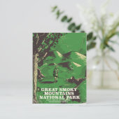 Carte Postale affiche de voyage du parc national des Great Smoky (Debout devant)