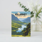 Carte Postale Affiche de voyage du parc national Killarney (Debout devant)