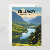 Carte Postale Affiche de voyage du parc national Killarney (Devant / Derrière)