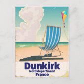 Carte Postale Affiche de voyage Dunkirk Beach (Devant)