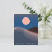 Carte Postale Affiche de voyage en Arabie Saoudite. (Debout devant)