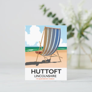Carte Postale Affiche de voyage en bord de mer de Huttoft.