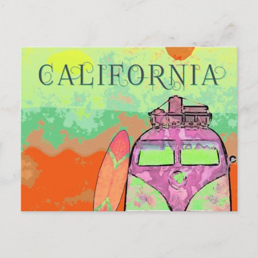 Carte Postale Affiche de voyage en Californie (Devant)