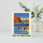 Carte Postale Affiche de voyage en Suisse (Debout devant)