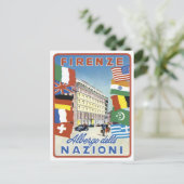 Carte Postale Affiche de voyage Firenze Nazioni (Debout devant)