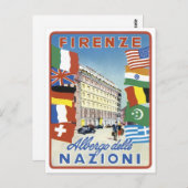 Carte Postale Affiche de voyage Firenze Nazioni (Devant / Derrière)
