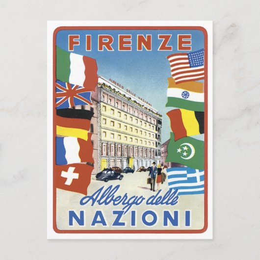 Carte Postale Affiche de voyage Firenze Nazioni (Devant)