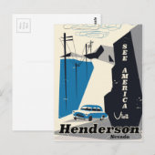 Carte Postale Affiche de voyage Henderson Nevada USA (Devant / Derrière)