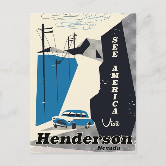 Carte Postale Affiche de voyage Henderson Nevada USA (Devant)