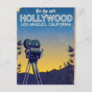 Carte Postale Affiche de voyage Hollywood Los Angeles Californie