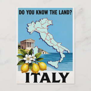 Carte Postale Affiche de voyage Italie