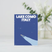 Carte Postale affiche de voyage lac de come italie (Debout devant)