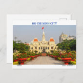 Carte Postale Affiche de voyage : l'Immeuble du Comité populaire (Devant / Derrière)