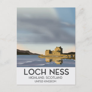 Carte Postale Affiche de voyage Loch Ness, Highlands, Écosse