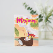 Carte Postale affiche de voyage majorca vintage. (Debout devant)