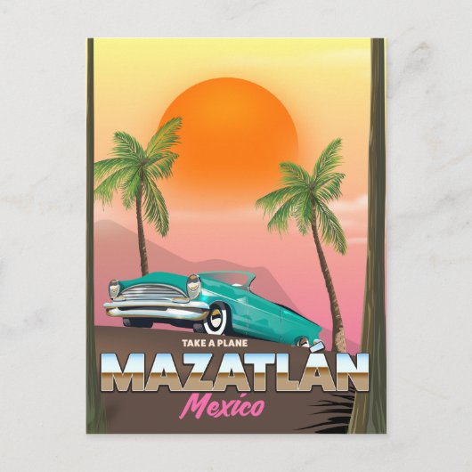 Carte Postale Affiche de voyage Mazatlán Mexique (Devant)