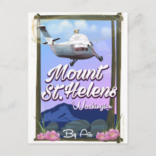 Carte Postale Affiche de voyage Mont St. Helens Washington