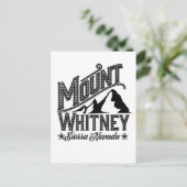 Carte Postale Affiche de voyage Mount Whitney Sierra Nevada (Debout devant)