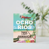 Carte Postale affiche de voyage ocho rios jamaïque (Debout devant)