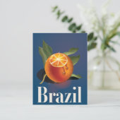 Carte Postale Affiche de voyage Oranges du Brésil (Debout devant)