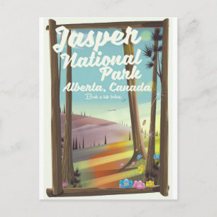 Carte Postale Affiche de voyage Parc national Jasper, Canada