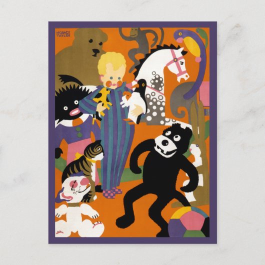 Carte Postale Affiche de voyage pour le métro souterrain de Lond (Devant)